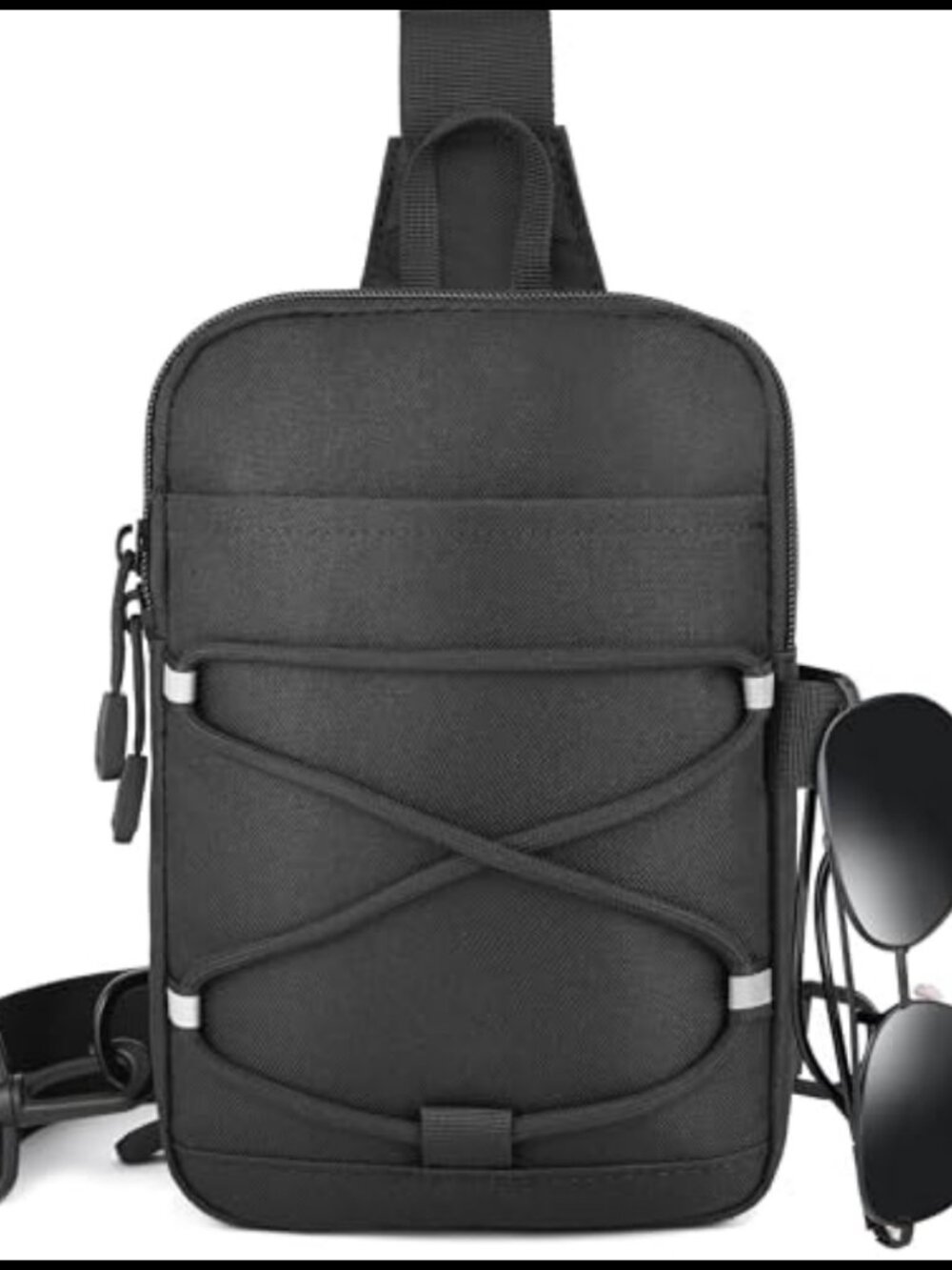 Mini Sling Bag Water-Resistant Nylon Crossbody Anti-Theft Travel